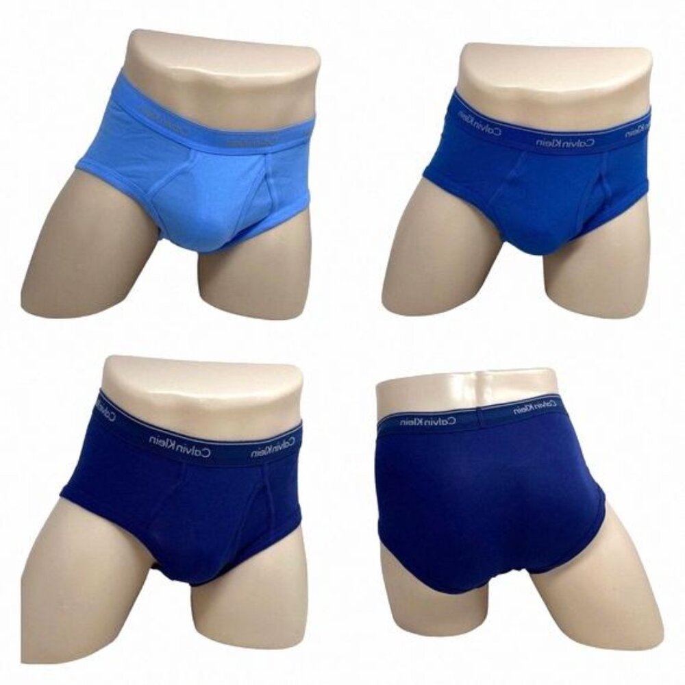 Calvin Klein 3 Pack Cotton Classic Fit Brief NB3999940 Men's Underwear Blue